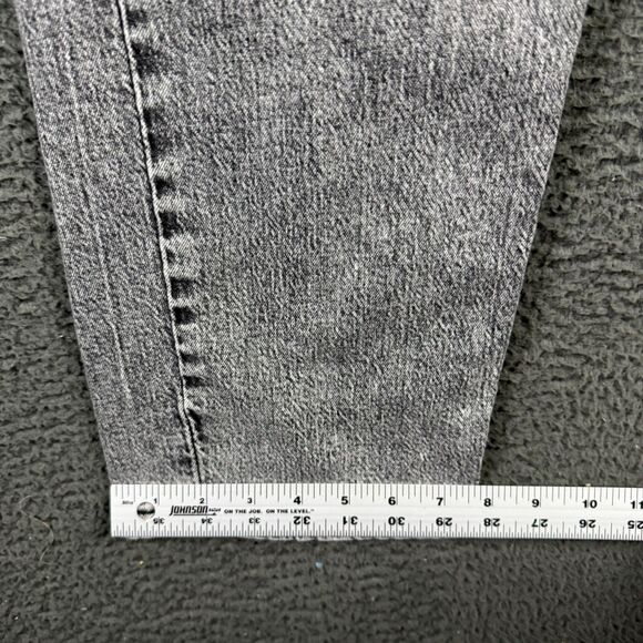 Levis 541 Jeans Mens 36x32 (Fits 34x30) Gray Athletic Tapered Fit Stretch Denim - Picture 7 of 16